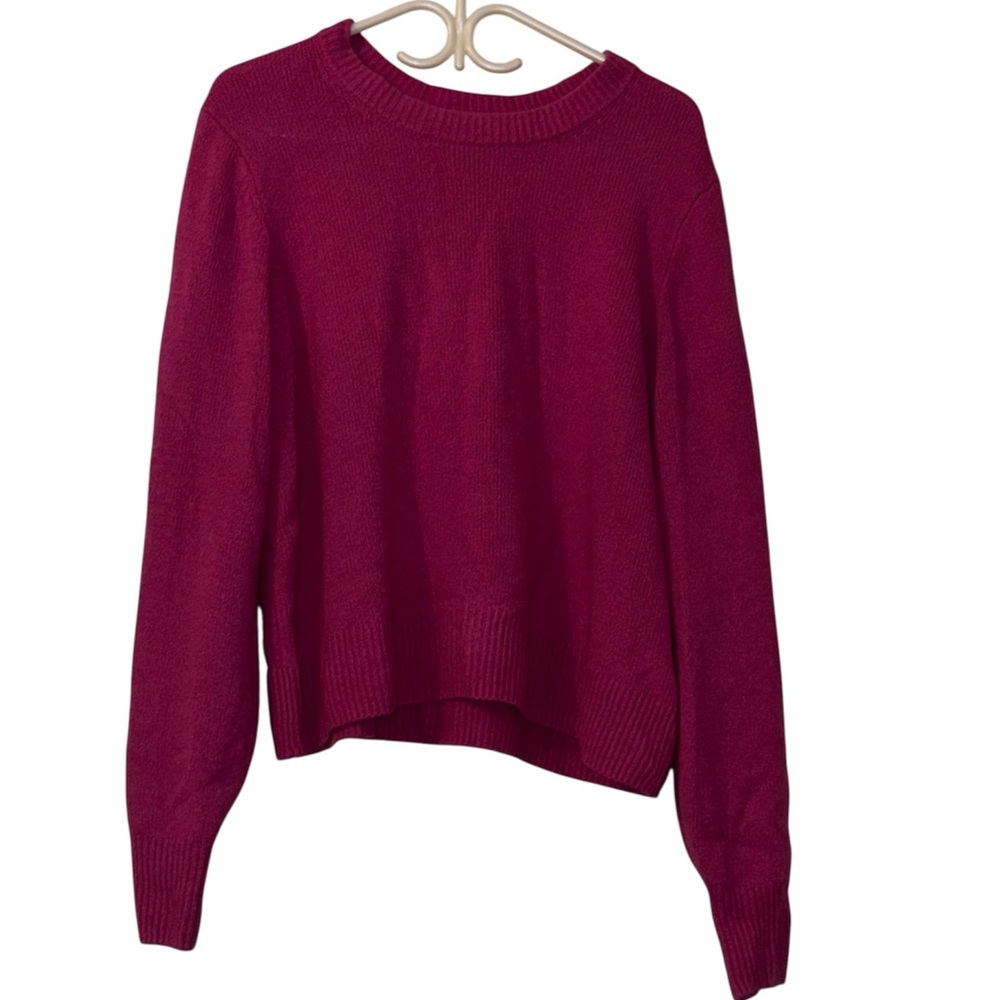 GAP Pink Crew Neck Sweater Knit Classic